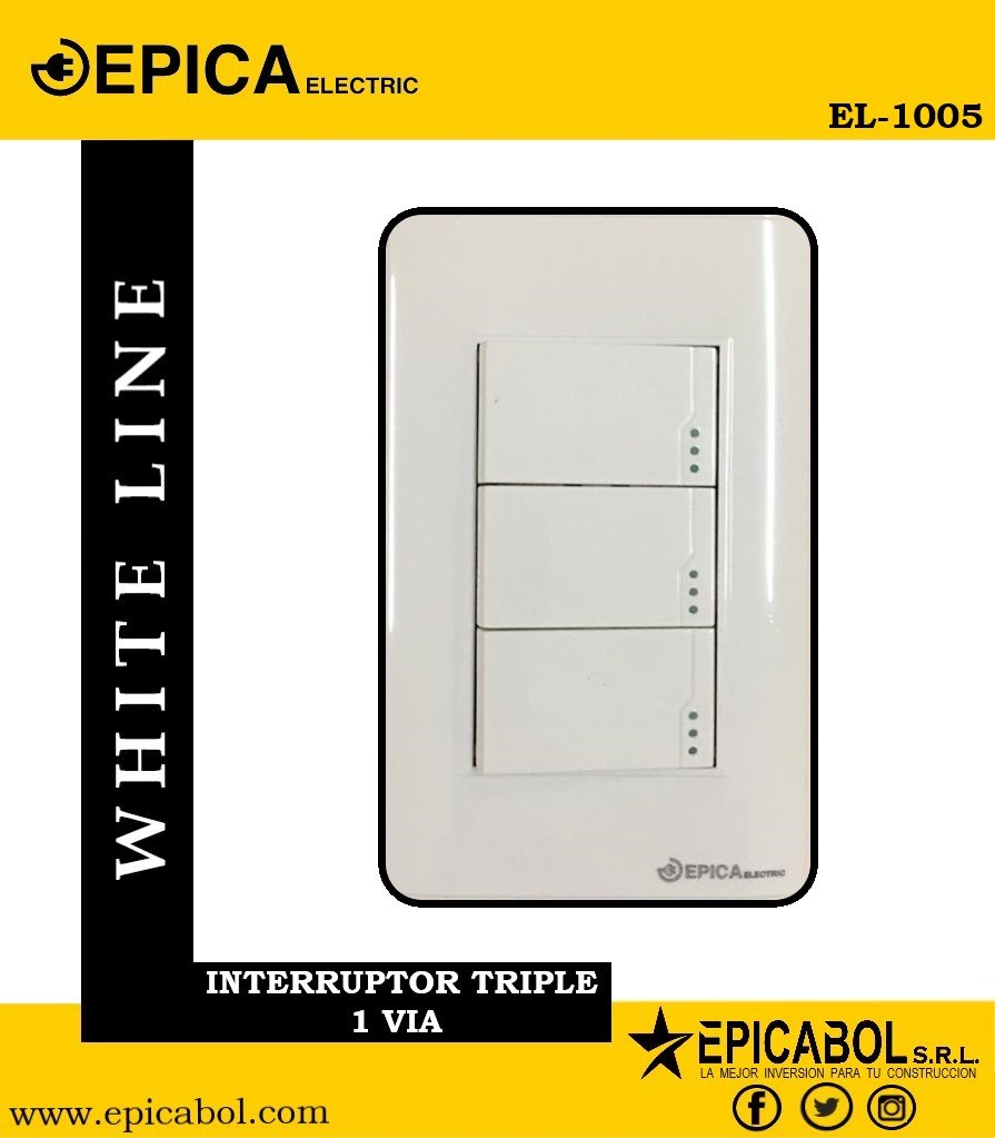 MIX USB DOBLE Y 1 INTERRUPTOR 1 VIA (Basic White Line) - Epicabol SRL. -  Santa Cruz